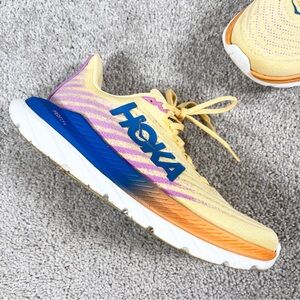 Hoka Mach 5 Running Shoe Impala Cyclamen Sneakers Size 7B Comfort Athletic Walk